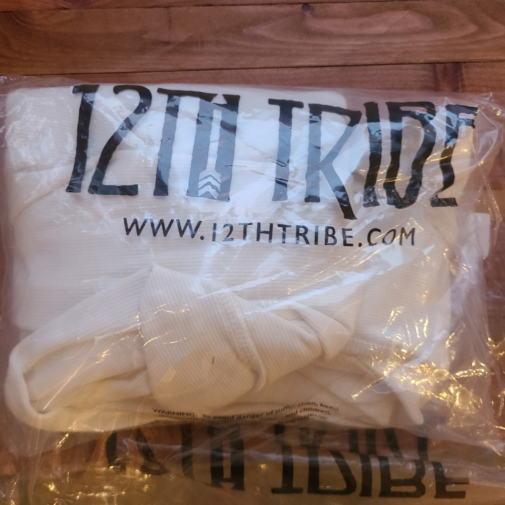 12th Tribe Ribbed White Dress - Picture 5 of 5